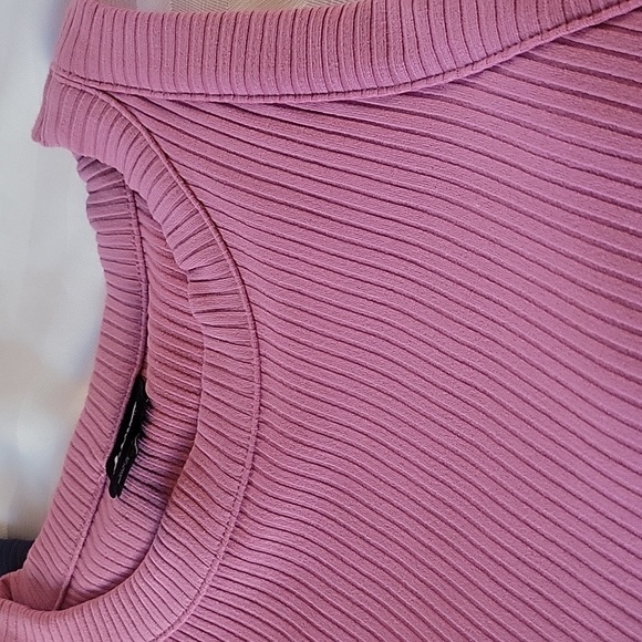 Inc. International Concept Pink and Black Ribbed Tank Tops, Size: XL - Picture 4 of 9